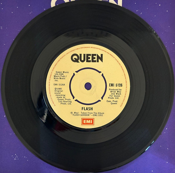 Queen – Flash 7" Single Vinyl (Used)