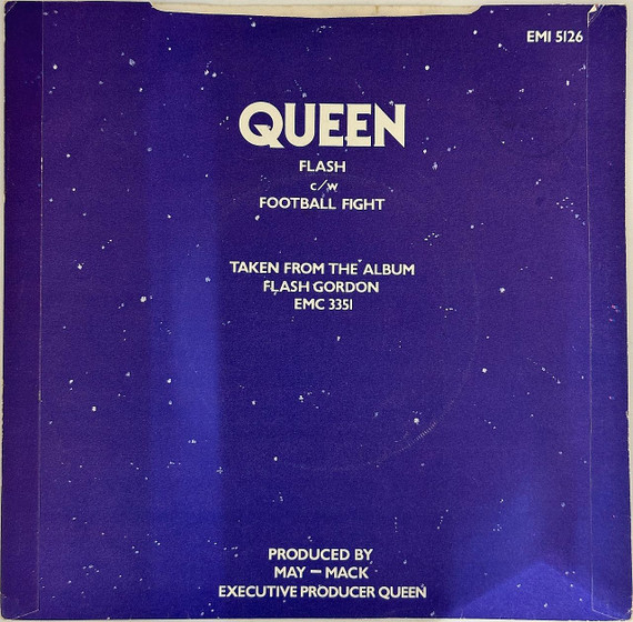Queen – Flash 7" Single Vinyl (Used)