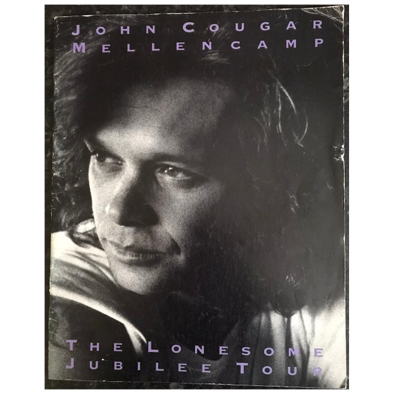 John Cougar Mellencamp - The Lonesome Jubilee Tour 1988 Australia Original Concert Tour Program