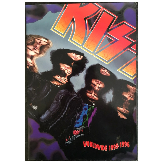 Kiss - Kiss My Ass Downunder 1995 Australia Original Concert Tour Program With Concert Ticket