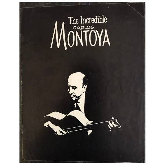 Carlos Montoya - The Incredible Carlos Montoya 1966 Australia Original Concert Tour Program