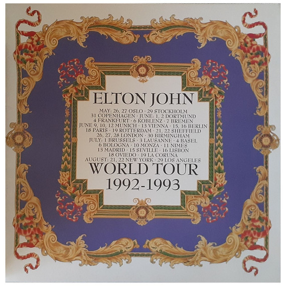 Eric Clapton & Elton John - Wembley Stadium 1992 Original Concert Tour Program