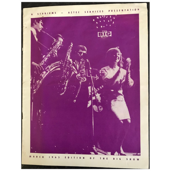 Various Artists - The Big Show March 1965 Australia Original Concert Tour Program