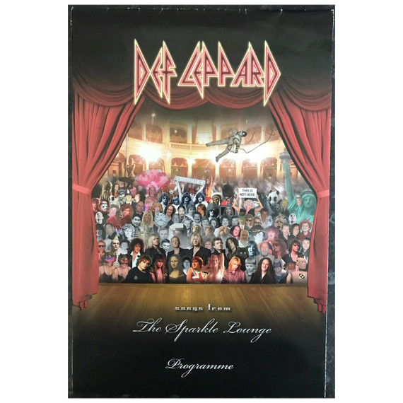 Def Leppard - Songs From The Sparkle Lounge 2008 Original Concert Tour Program