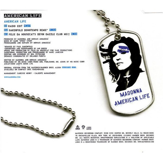 Madonna - American Life 3 Track CD Single