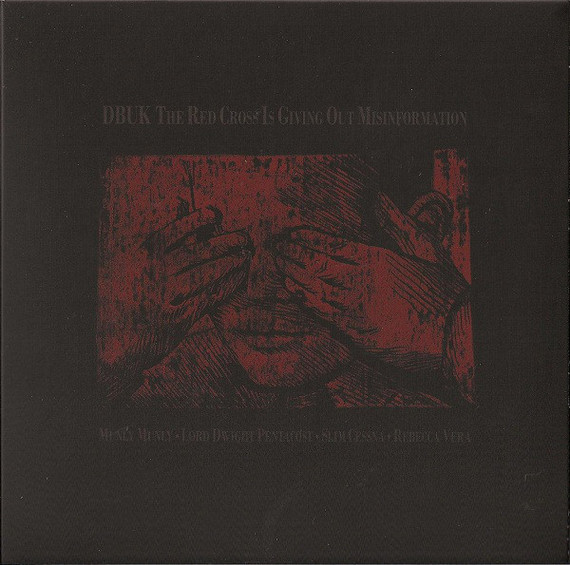 Dbuk - The Red Cross Is Giving Out Misinformation Silver/Red Coloured  7" Vinyl (Secondhand)