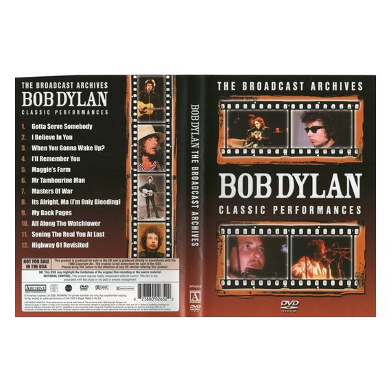 Bob Dylan - The Broadcast Archives Classic Archives DVD (New)