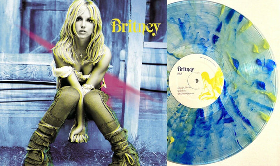 Britney Spears ‎– Britney Clear Blue/Yellow Splatter Vinyl LP (Used)