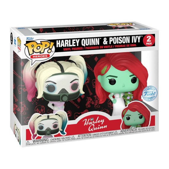 Harley Quinn: Animated - Harley Quinn & Poison Ivy Wedding US Exclusive Pop! 2-Pack