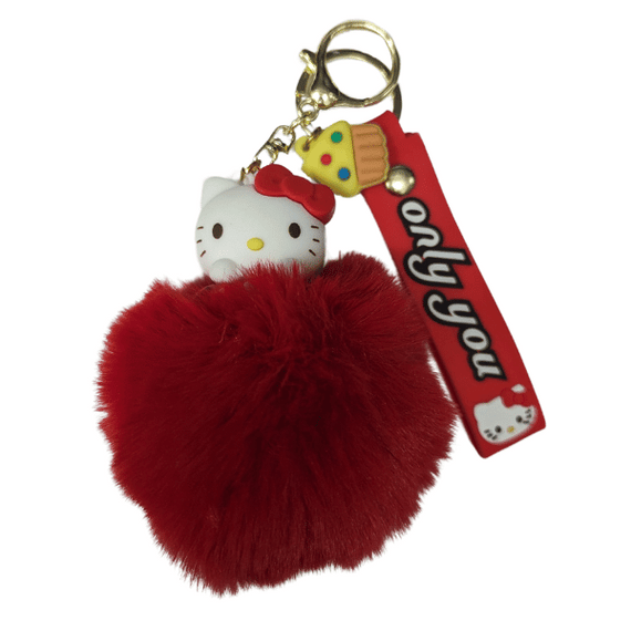 Hello Kitty - Hello Kitty Pom Pom Keyring Various Designs