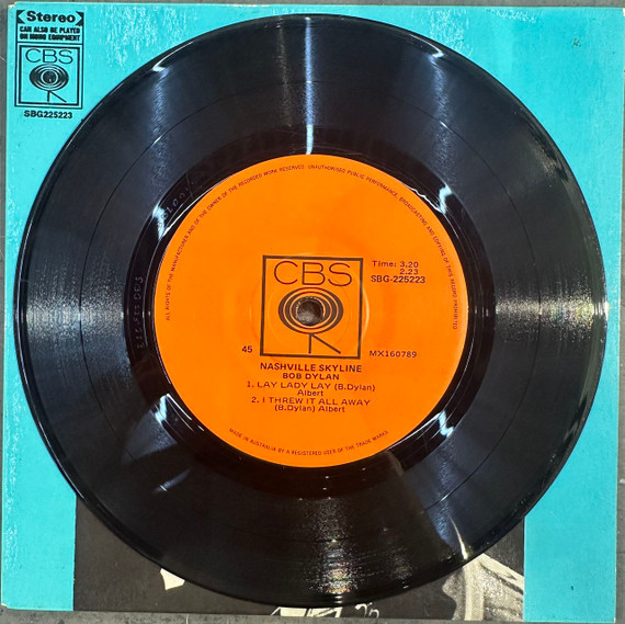 Bob Dylan – Nashville Skyline 7" EP Vinyl (Used)