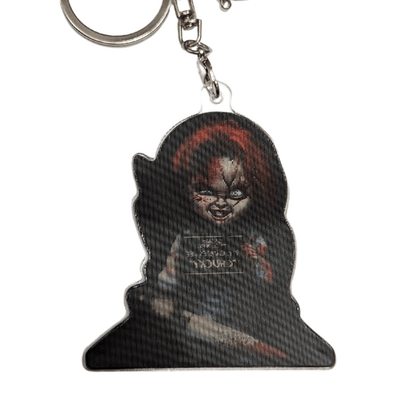 Child's Play - Chucky Double Sided 3D Motion  Lenticular Keyring