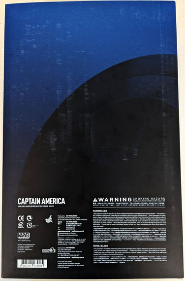 Marvel Avengers - Captain America Hot Toys MMS174 1/6th Scale 12 Inch Ltd Ed Collectable Action Figure