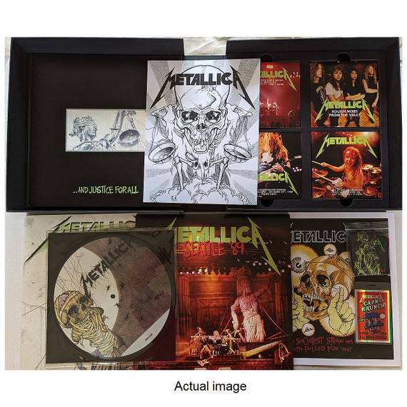 Metallica - And Justice For All Deluxe Numbered Edition 6 LPs,  11 CDs, 4 DVD + Book (Used)