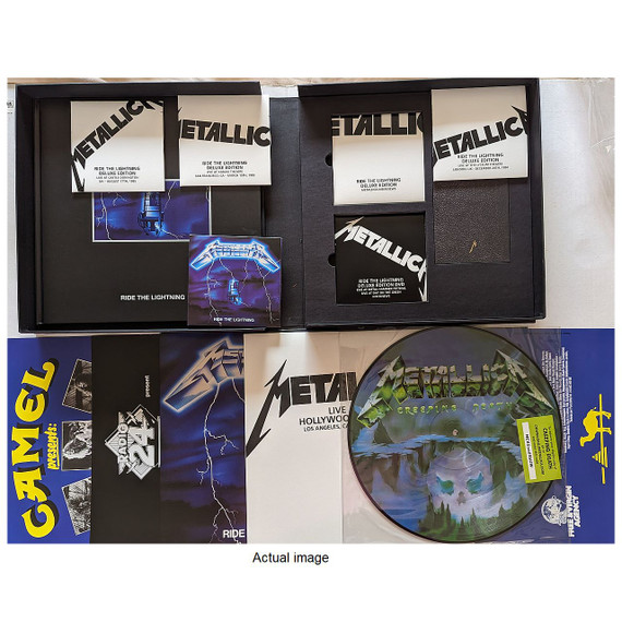 Metallica - Ride The Lightning Numbered Limited Edition 4LP 6CDs DVD Boxset (Used)