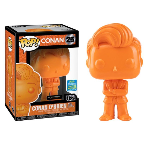 Conan O'Brien - Conan O'Brien 25th Anniversary 2019 SDCC Orange Collectable Pop! Vinyl