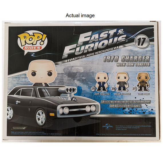 Fast & Furious - 1970 Charger With Dom Toretto Collectable Pop! Rides #17 (Used)