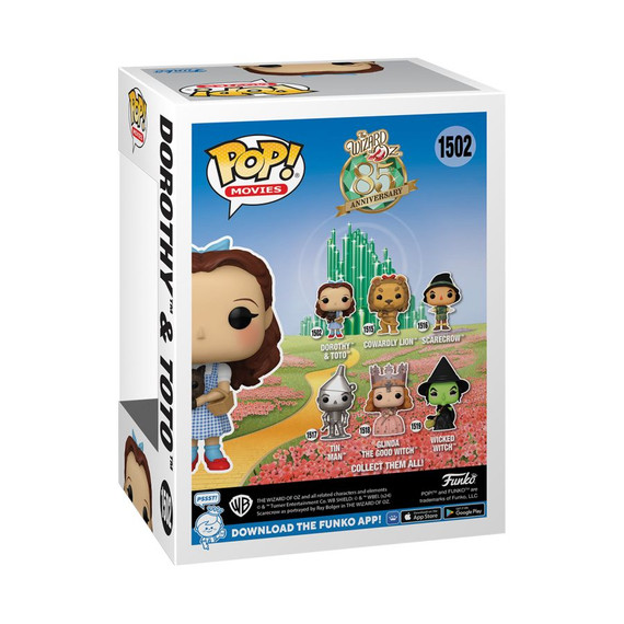 Wizard of Oz - Dorothy with Toto Pop! Vinyl #1502