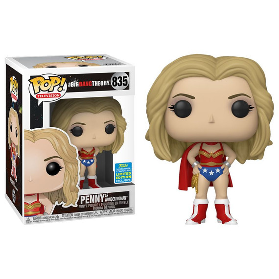 Big Bang Theory - Penny As Wonder Woman 2019 SDCC Collectable Pop! Vinyl #835