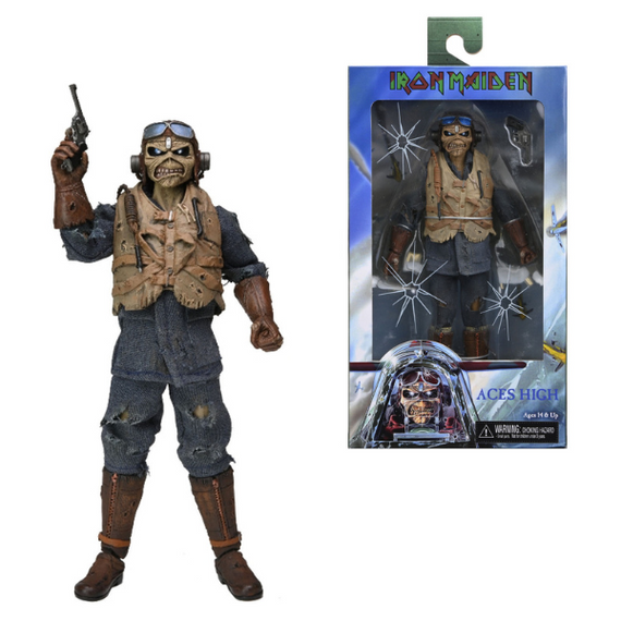 Iron Maiden - Eddie Aces High 8" Clothed Figure