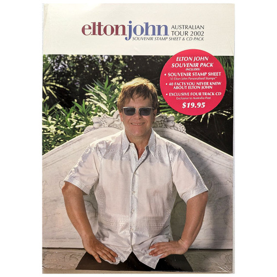 Elton John - A Journey Through Time 2002 Stamp & CD Pack