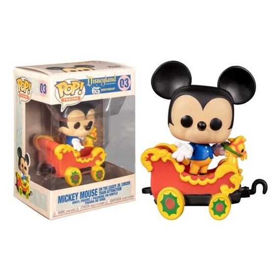 Disneyland 65th Anniversary - Mickey Mouse On The Casey Jr Circus Train Attraction Collectable Pop! Vinyl #03