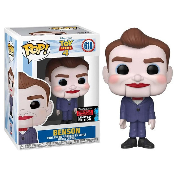 Toy Story 4 - Benson 2019 NYCC Exclusive Collectable Pop! Vinyl #618