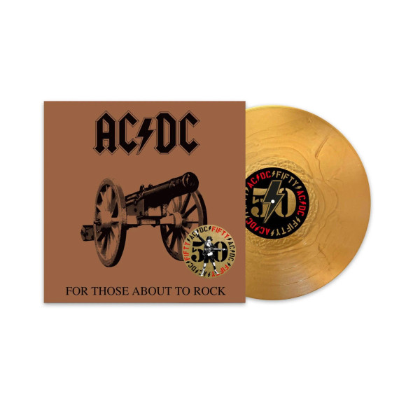 AC/DC - For Those About To Rock (We Salute You) 180gm Gold Nugget Vinyl LP