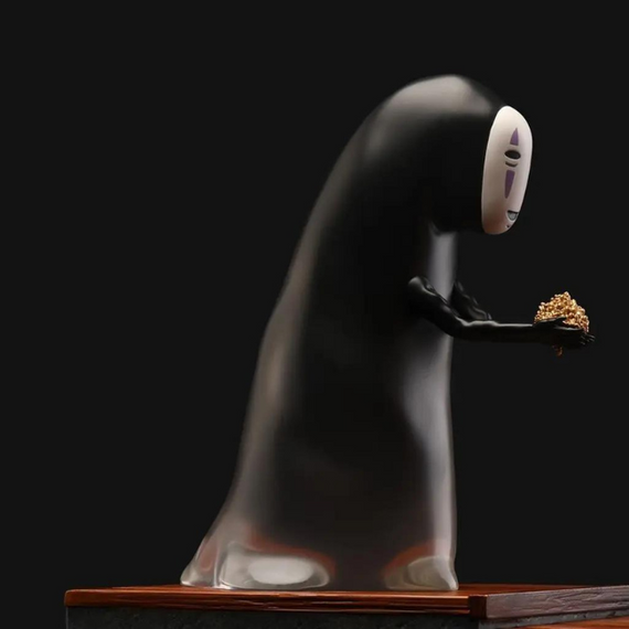 Spirited Away - No Face and Chihiro Figure