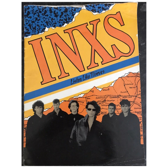 INXS - Listen Like Thieves 1985/86 Australia Original Concert Tour Program