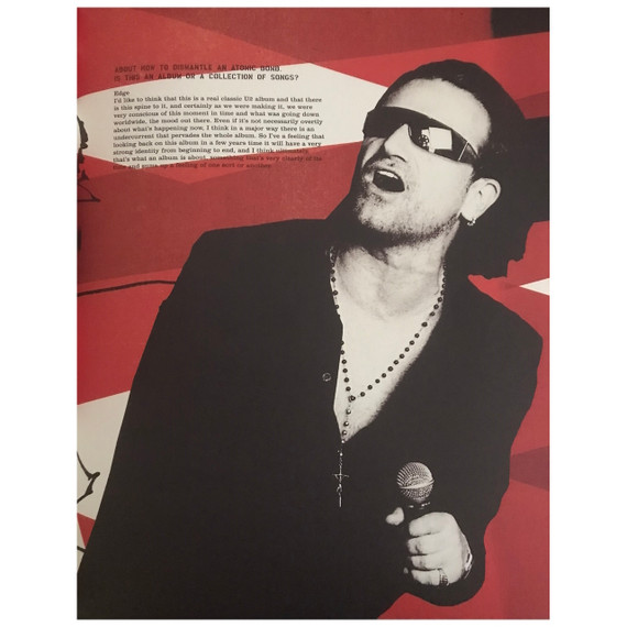 U2 - Vertigo 2006 Original Concert Tour Program