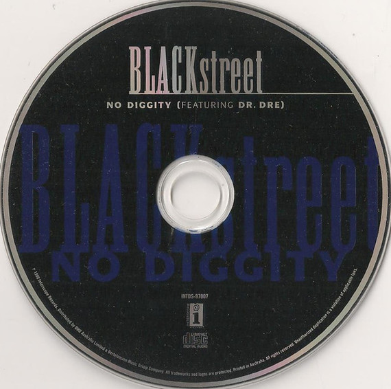 Blackstreet Featuring Dr. Dre - No Diggity 5 Track CD Single