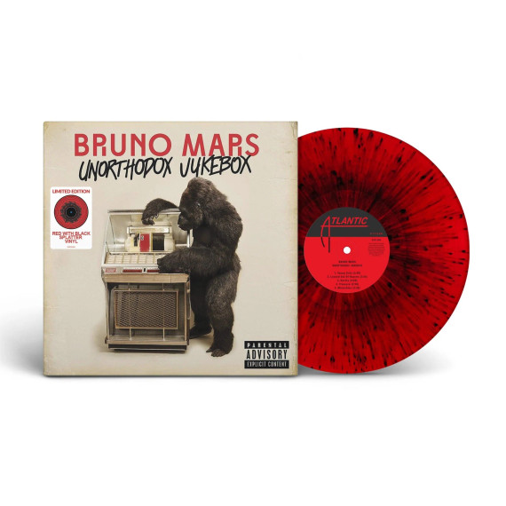 Bruno Mars - Unorthodox Jukebox Black/Red Coloured Vinyl LP