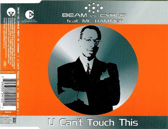 Beam Vs Cyrus Feat MC Hammer - U Can't Touch This 5 Track CD Single