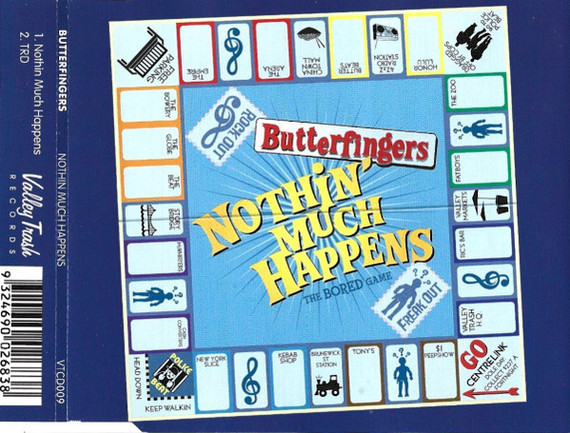 Butterfingers - Nothin Much Happens 2 Track CD Single