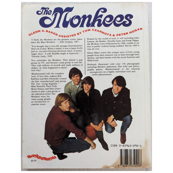 Monkees - Monkeemania Glenn A Baker Book