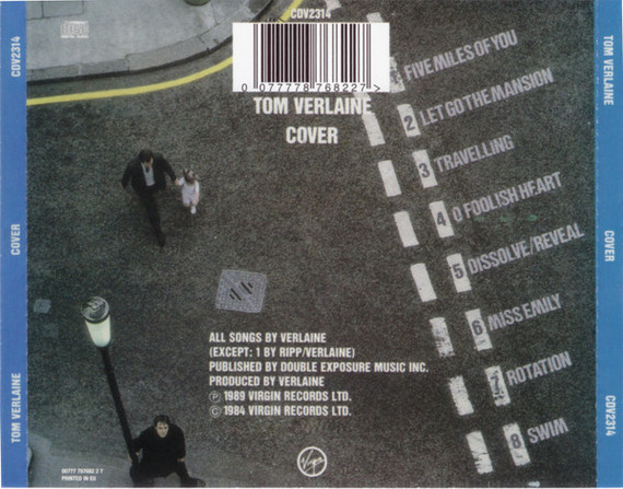 Tom Verlaine - Cover CD