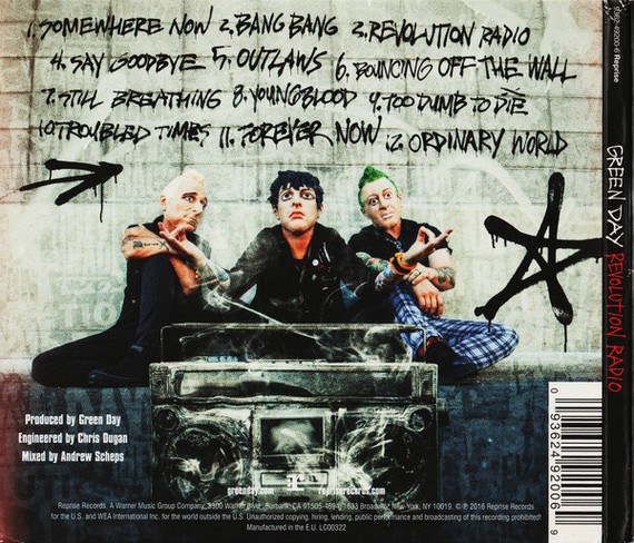 Green Day - Revolution Radio CD