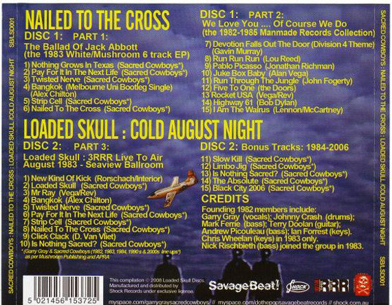 Sacred Cowboys - Nailed To The Cross 2CD