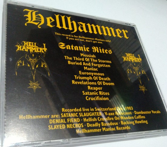 Hellhammer - Satanic Rites - Unofficial Live CD