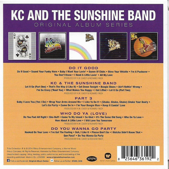 KC & The Sunshine Band - Original Album Series 5CD Box Set