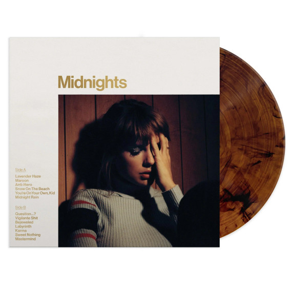 Taylor Swift - Midnights Mahogany Coloured Vinyl LP (Used)
