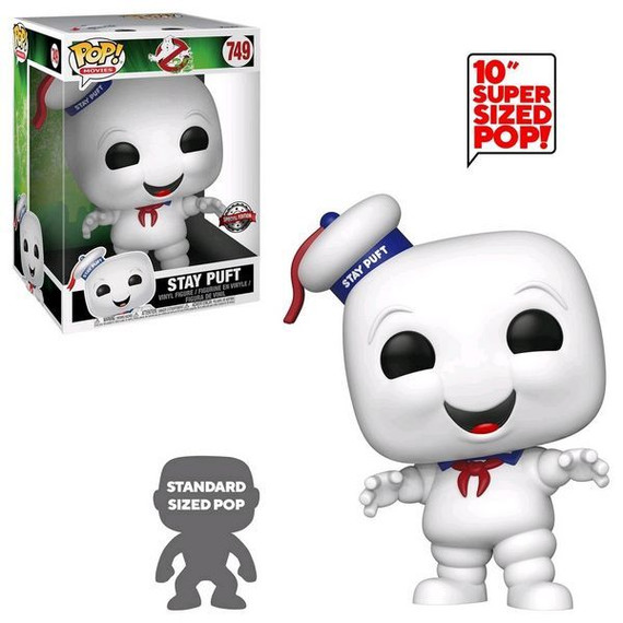 Ghostbusters - Stay Puft 10 Inch US Exclusive Collectable Pop! Vinyl #749