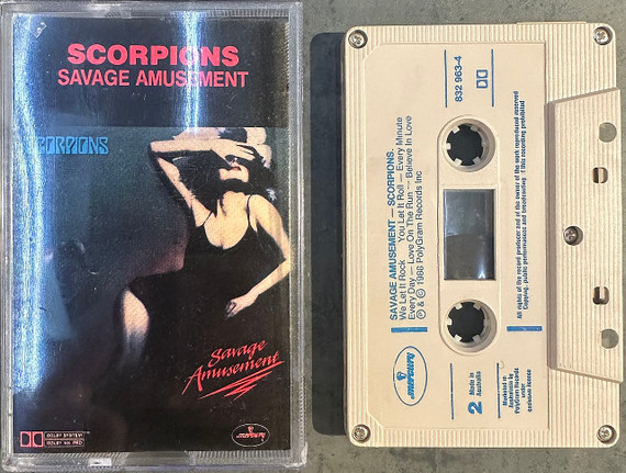 Scorpions – Savage Amusement Cassette (Used)