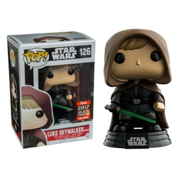 Star Wars - Luke Skywalker (Hood) 2017 Galactic Convention Collectable Pop! Vinyl #126