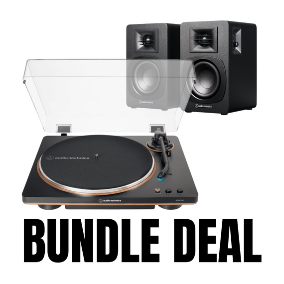BUNDLE ME - Audio Technica - LP70X BZ Fully Automatic Turntable + AT-SP3X Bookshelf Speakers