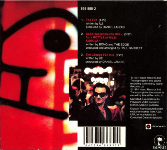 U2 - Fly - Australian CD Single