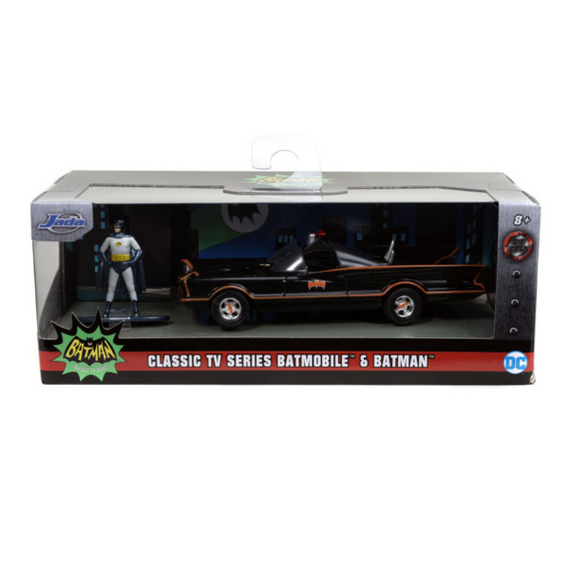 Batman (1966 TV Series) - 1:32 Batmobile with Figure Hollywood Ride Die Cast Car