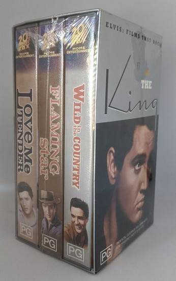 Elvis Presley - Elvis: Films That Rock - The King 3 VHS Box Set (Secondhand)