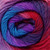 A wool blend yarn with a riot of colourful multi-tonal shades.